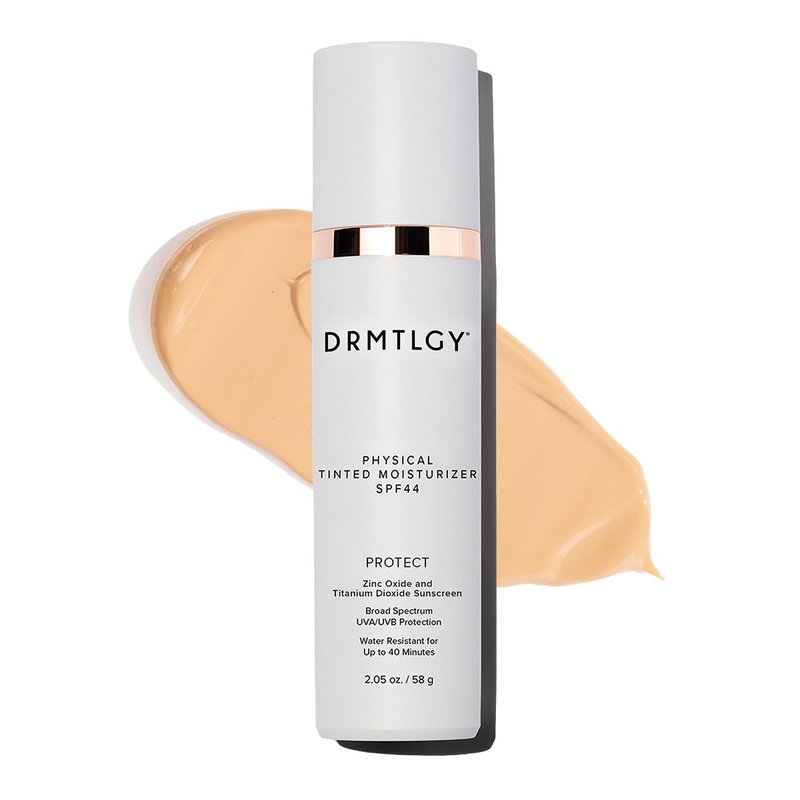 DRMTLGY Tinted Moisturizer with SPF 44 - Universal Tint Mineral Sunscreen & Foundation | 2.05 oz