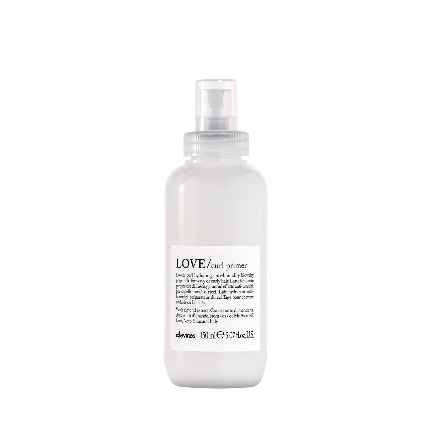 Davines LOVE Curl Prep Hydrating Heat Protect Mist