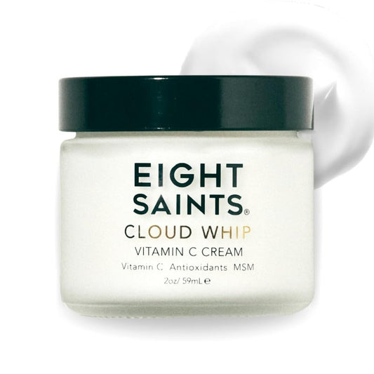 Eight Saints Skincare Cloud Whip Vitamin C Face Moisturizer, Day Cream For Women, Anti Aging Cream To Reduce Fine Lines and Wrinkles, with Vitamin B5, Cocoa Butter, and Jojoba Oil, 2 Ounces