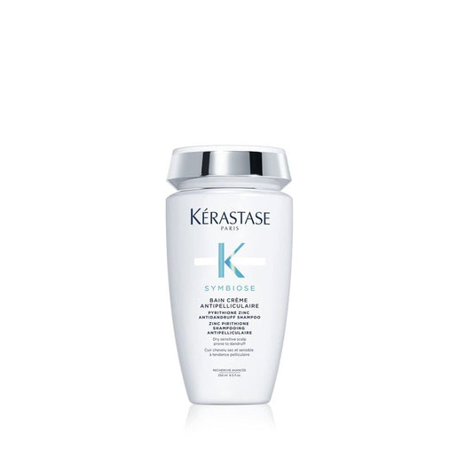 Kerastase Symbiose Anti Dandruff Shampoo Crème | Cleanses and Hydrates Scalp & Hair | For Scalps Prone to Dandruff | Sulfate-Free | Formulated with Zinc Pyrithione | 8.5 Fl Oz