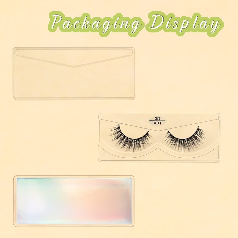 Vegan False Eyelashes - 30 Pairs Fluffy Volume Strip Lashes | Medium Length 3D Faux Mink in 10 Styles