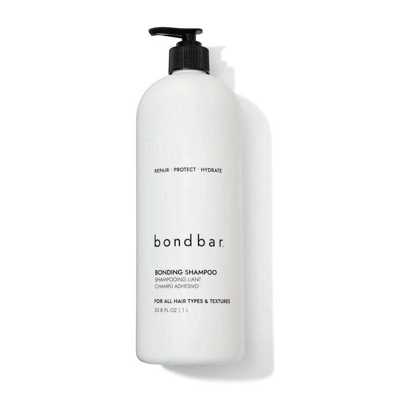Bondbar Repairing Shampoo, Protects, Strengthens & Hydrates All Hair Types & Textures, Prevents Flyaways & Frizz, Adds Moisture & Shine, Vegan, Cruelty Free, 33.8 Fl Oz