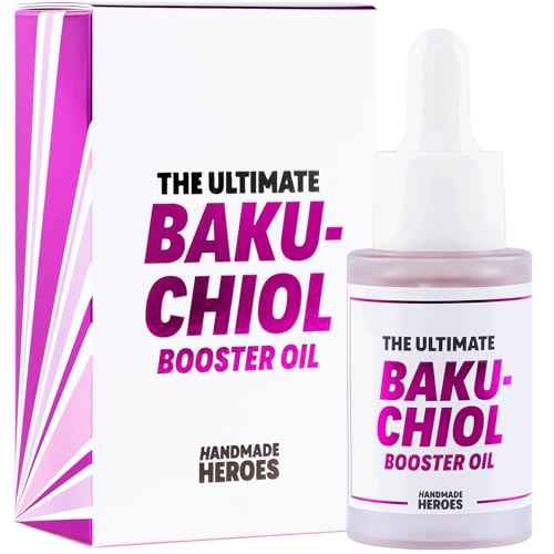 Handmade Heroes 2% Bakuchiol Oil Lifting and Firming Oil for Guasha Neck, and D?collet?, All Natural Retinol Alternative For Radiant and Line Smoothing 0.75oz