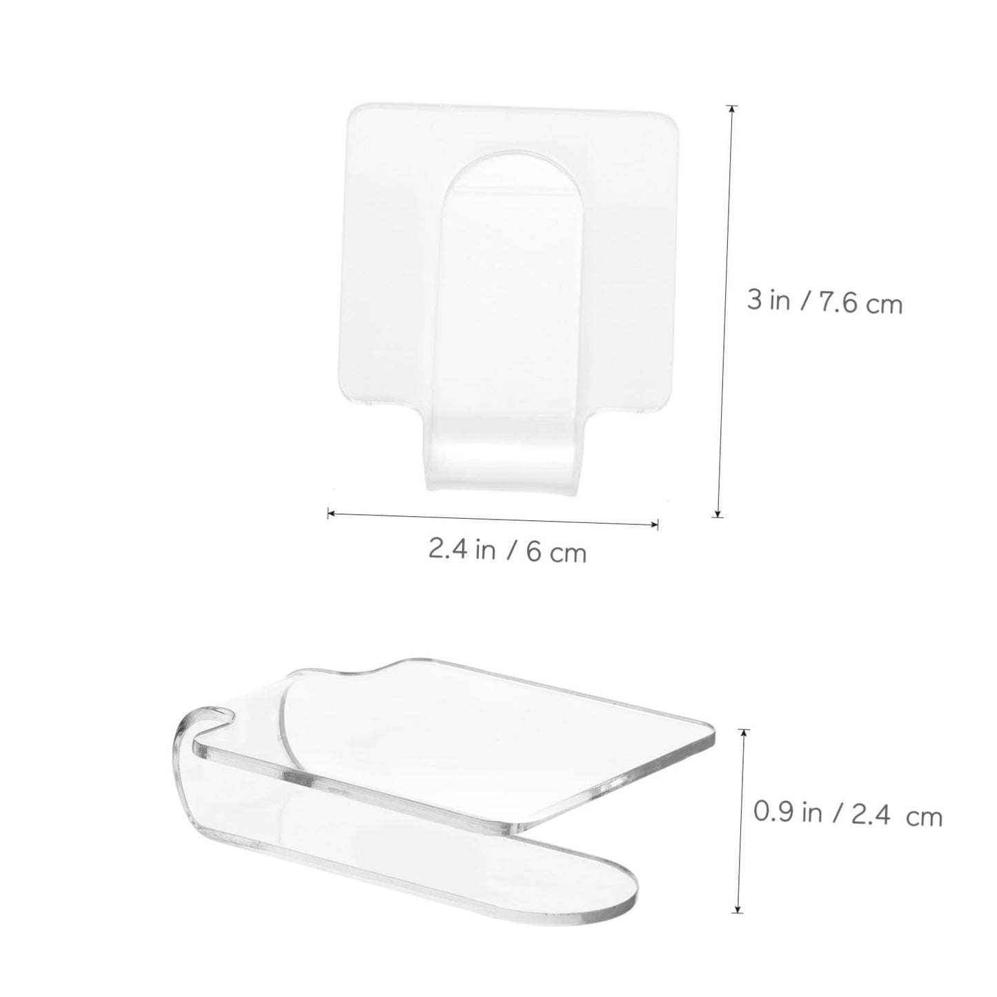 Minkissy 3pcs Makeup Hand Palette Acrylic Nail Art Manicure Palette Makeup Palette Spatula for Home Salon Professional