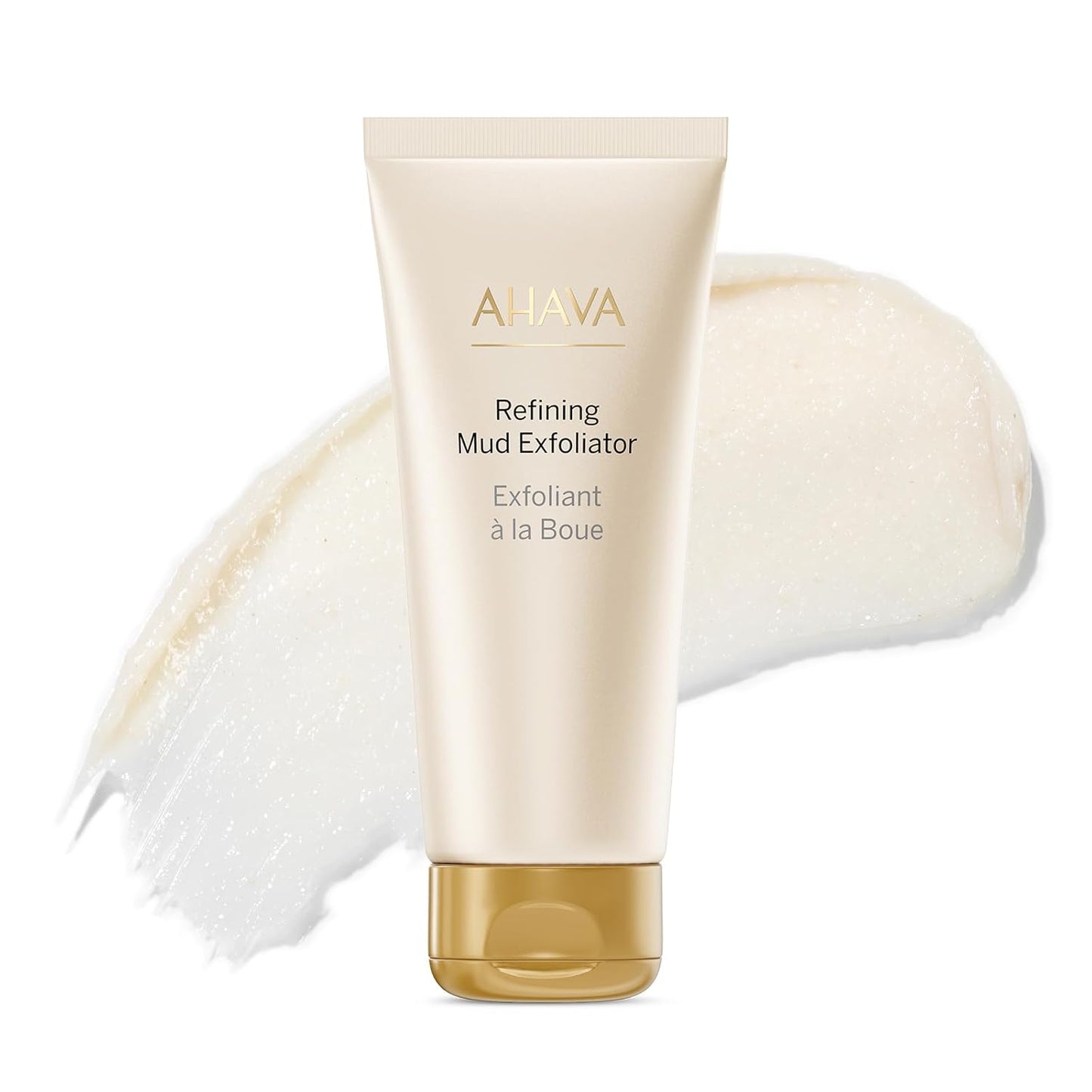 AHAVA Facial Mud Exfoliator - Gentle Scrub with Dead Sea Mud & Vitamin E | 3.4 Fl. Oz for Radiant Skin