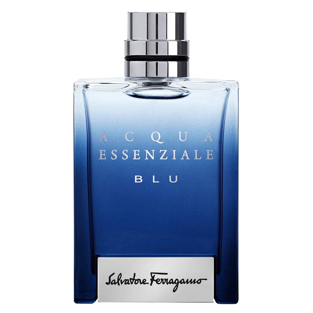 Salvatore Ferragamo Acqua Essenziale Blu Eau de Toilette Spray for Men, 1.7 Ounce