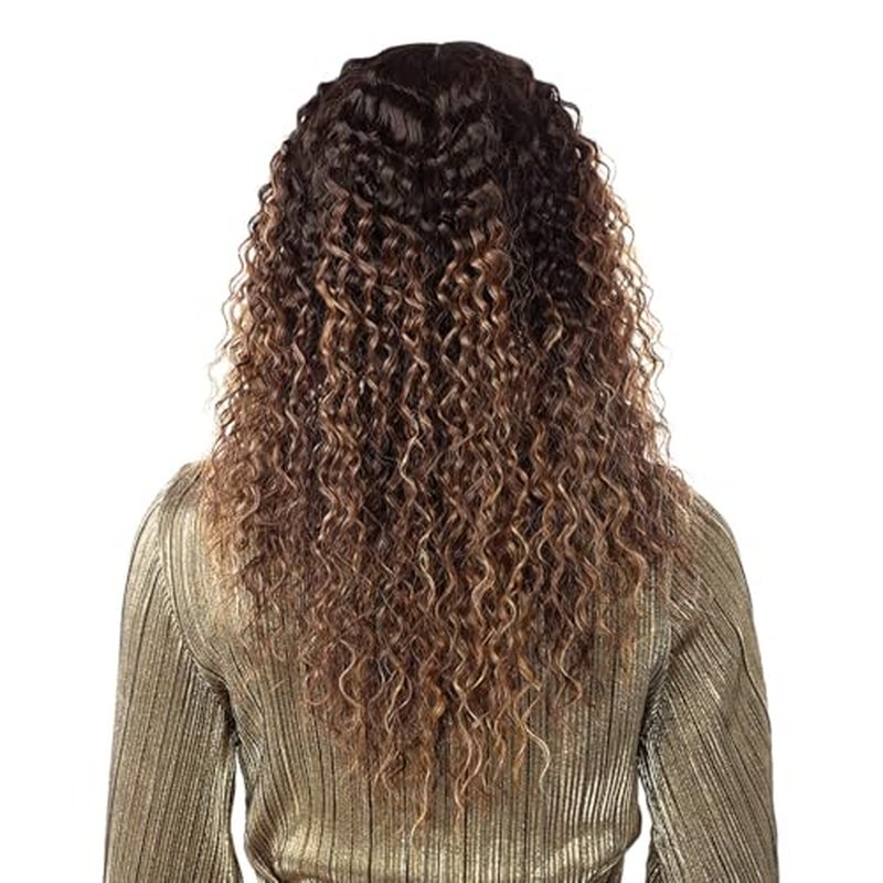 Sensationnel Butta Lace Wigs - Unit 19 Extra Wide 5 Inch Deep Parting Synthetic Preplucked Hairline Glueless Lacefront (1B OFFBLACK)
