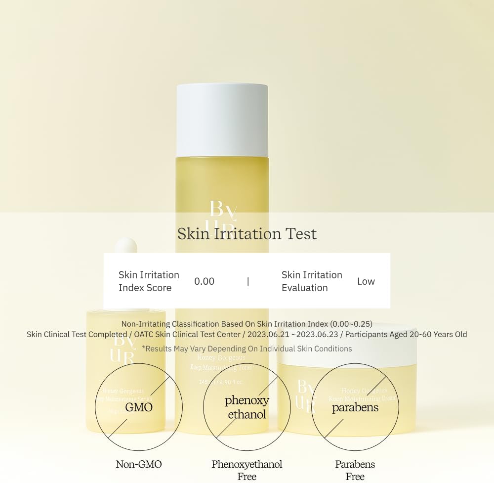 ByUR Honey Moisturizing Toner - Deep Hydration & Glow, Firming Care for Dry Skin | Honey & Ceramides