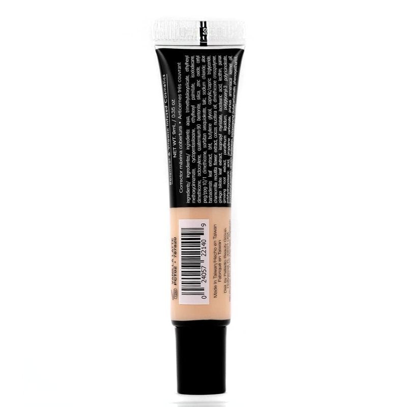 Palladio Full Coverage Concealer - Creamy Face & Under Eye Formula, Disguises Dark Circles, Blemishes, Fine Lines, Evens Skin Tone (Vanilla Latte)