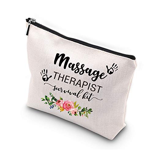 WCGXKO Massage Therapist Makeup Bag Massage Therapist Survival Kit Massage Therapy Graduation Gift