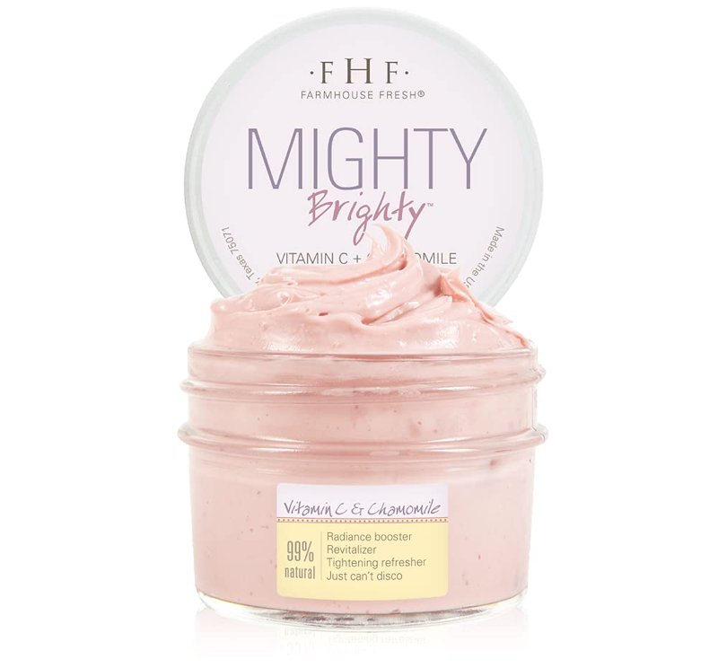 Mighty Brighty Vitamin C + Chamomile Brightening Mask - 3.2 oz | Radiant Skin Treatment