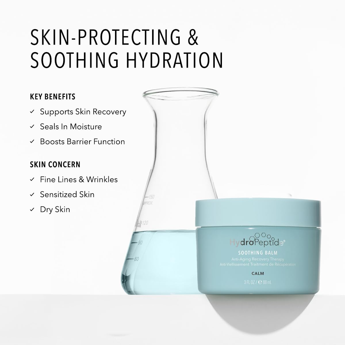 HydroPeptide Anti-Aging Recovery Therapy Soothing Balm, 3 Ounce