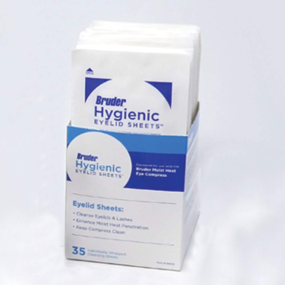 Bruder Dry Eye Care Bundle (Moist Heat Eye Compress/Hygienic Eyelid Sheets)