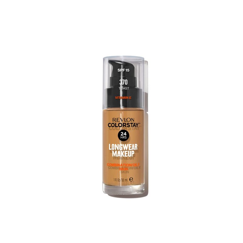 Revlon Colorstay Foundation for Combination/Oily Skin - Toast | SPF 15, 1 Fl Oz