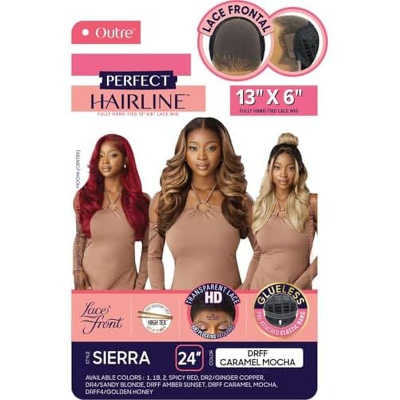 Outre Lace Front Wig - Perfect Hair Line 13X6 - Sierra (DARK BROWN 2)