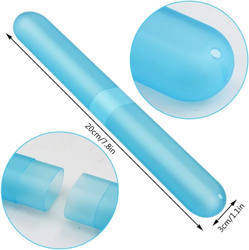 Portable Dust-Proof Toothbrush Case Set - 48PCS in 6 Colors | Ideal for Travel & Daily Use