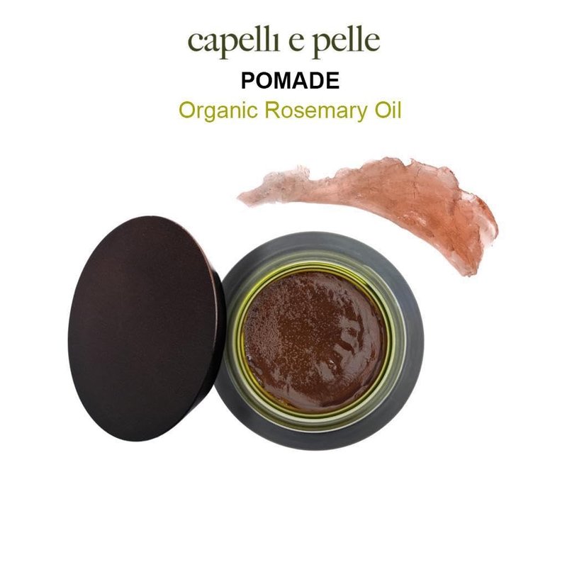 capelli e pelle Rosemary Hair Pomade for Black Men & Women – Medium Hold & Shine, Moisturizing Hair Grease for Waves, Braids & Dreadlocks, Scalp Care & Hair Growth Styling (100ml)