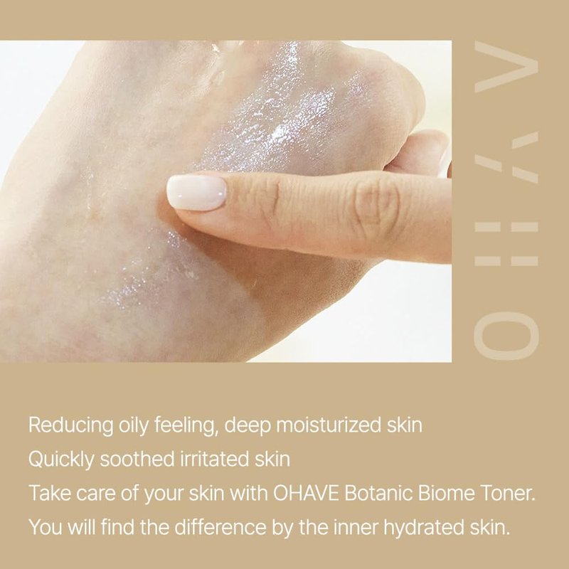 OHAVE Hydrating Facial Toner with Botanical Extracts – Soothing, Nourishing, and pH-Balancing – Suitable for All Skin Types, 150ml