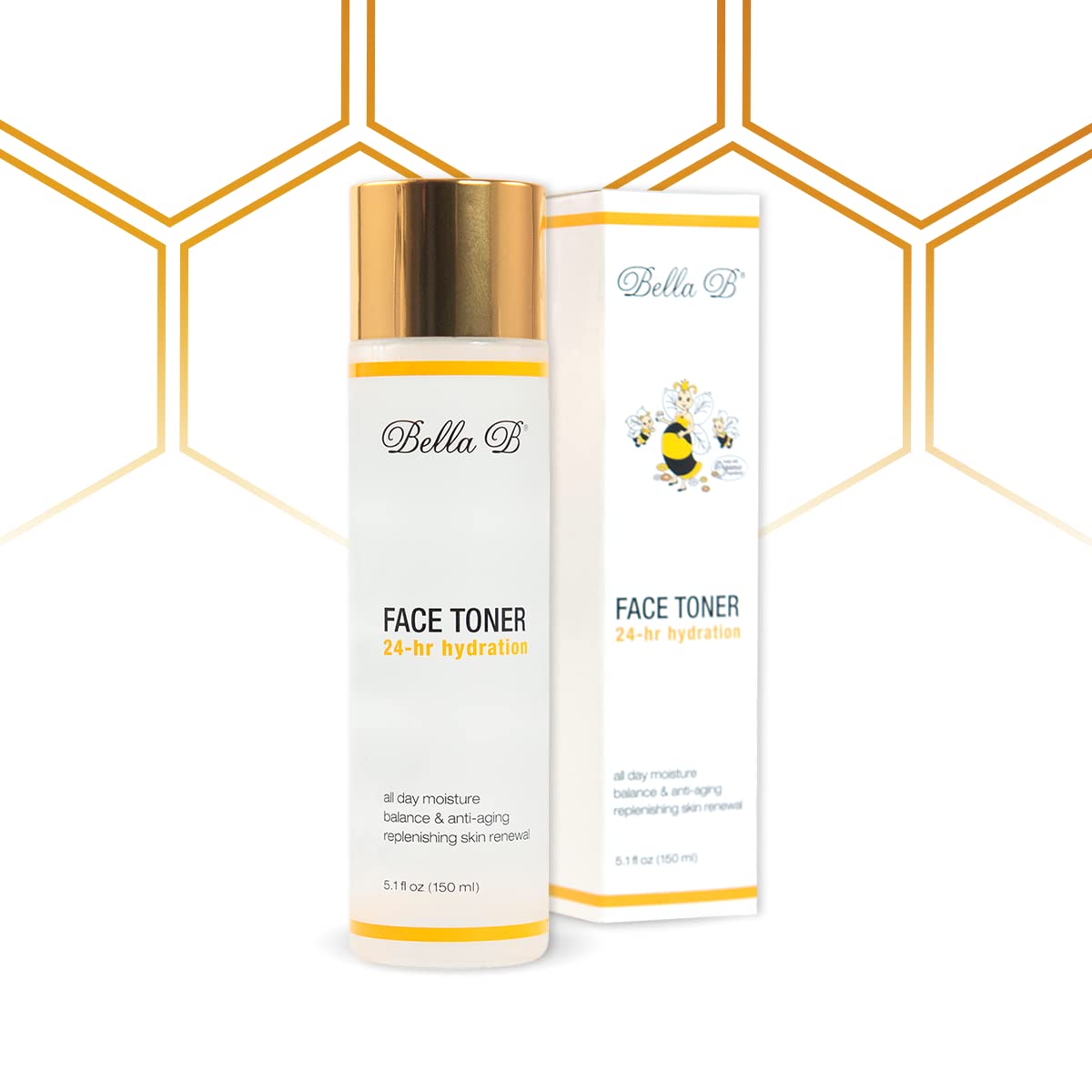 BELLA B Pregnancy Safe Face Toner | 24hr Hydrating Natural Face Toner for Women | Anti-Aging Pregnancy Facial Moisturizer Safe for All Skin Types | Paraben & Fragrance Free | 5.1oz