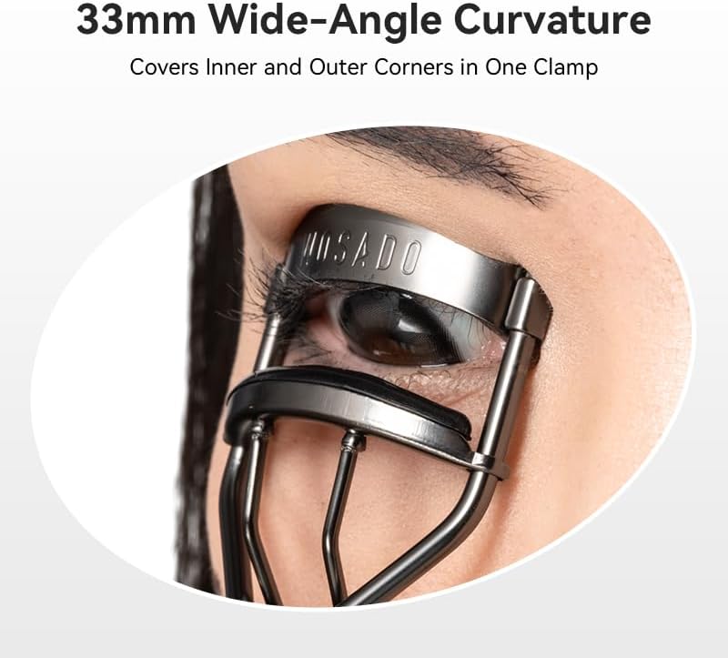 Classic Eyelash Curler - Light Grey, Precision Curling Tool for Stunning Lashes