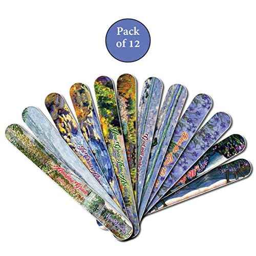 Christian Emery Board - Amazing Grace (12-Pack) - Manicure Pedicure - Stocking Stuffers Premium Quality Gift Ideas for Women and Men