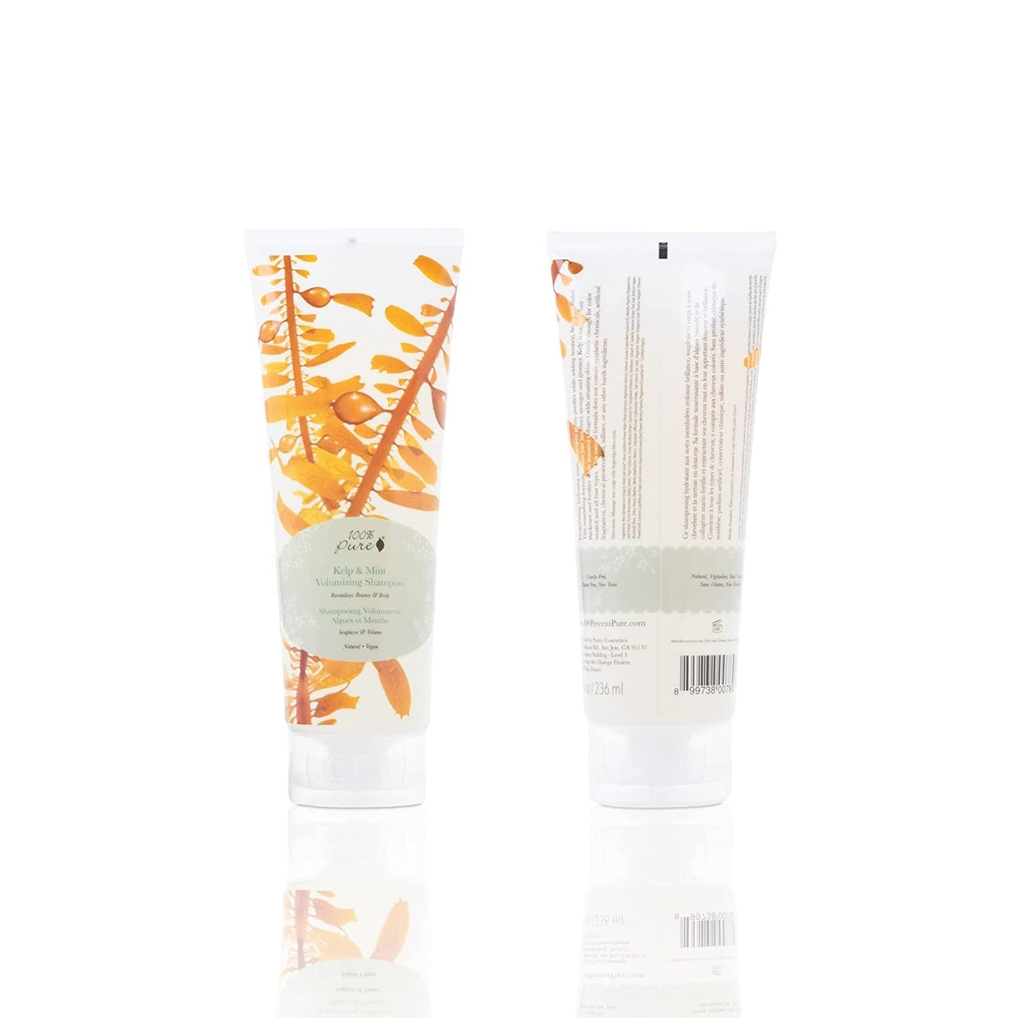 100% PURE Kelp & Mint Volumizing Shampoo