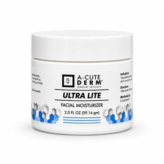 A-Cute Derm Ultra Lite Facial Moisturizer for Dry Skin | Helps in Soften and Rehydrate Skin | Day and Night Cream (2.0 oz)