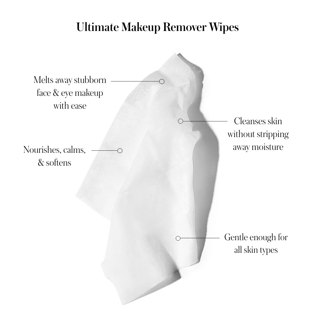 RMS Beauty Ultimate Makeup Remover Wipes - Individually Wrapped Organic Coconut Oil Face Wipes - Gentle Biodegradable Towelettes - 30 Count