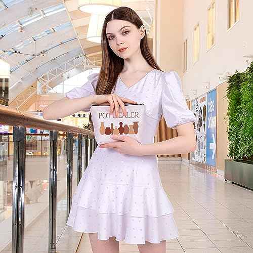 BDPWSS Pottery Artist Gift Pot Dealer Makeup Bag Ceramic Artist Gift Pottery Lover Gift Pottery Student Graduation Zipper Bag (Pot Dealer)