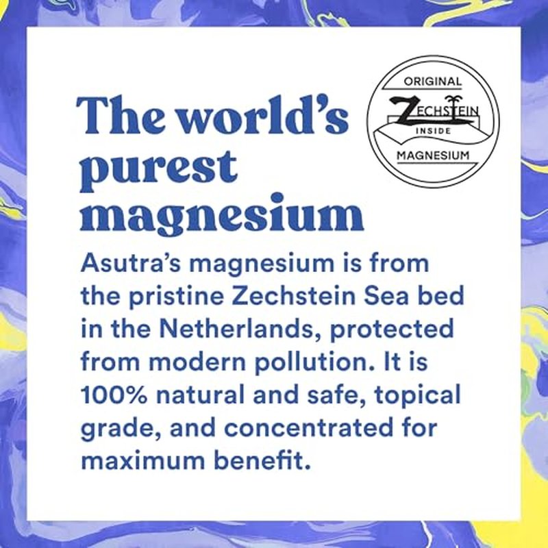 ASUTRA Magnesium Body Butter Lotion, 6.76 oz (Pack of 2), Soothing Shea Butter & Almond Oil Moisturizer, Premium-Quality Magnesium, Lemongrass Essential Oil