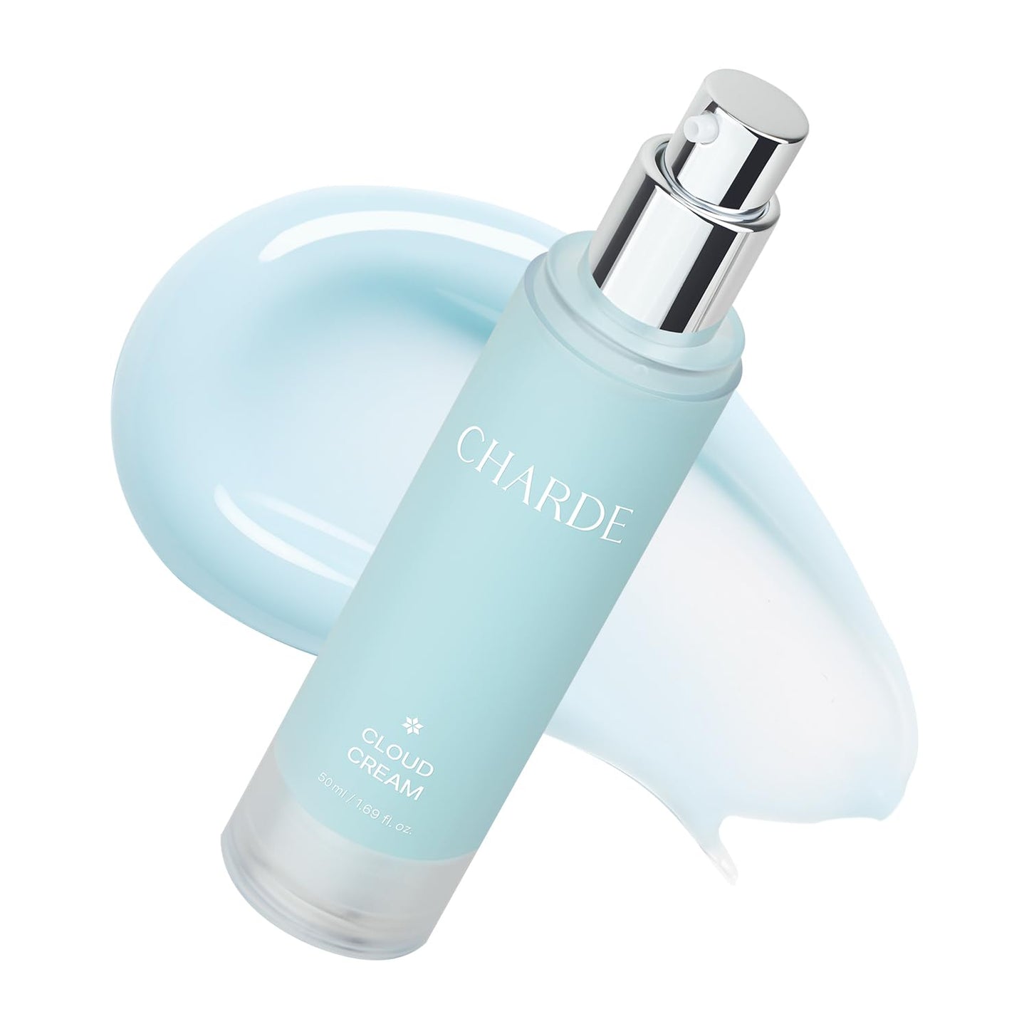 CHARDE Cloud Cream | Korean Gel Moisturizer for Face & Neck | Bioactive Cell Complex + 5-Way Cica + Niacinamide + Adenosine | Pore-Refining, Skin-Firming, Lightweight Daily Cream | 1.69 fl oz