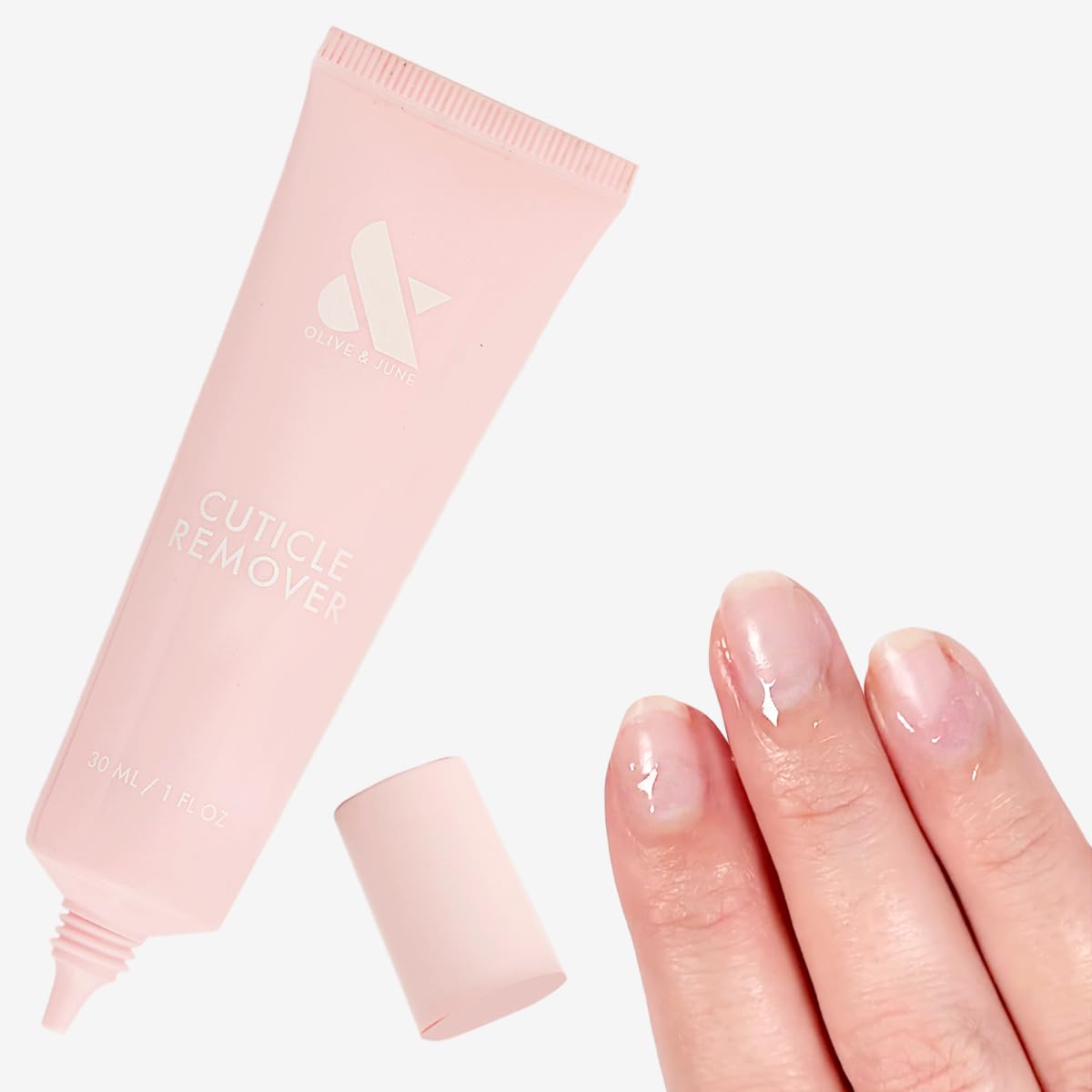 Olive & June Cuticle Remover | Exfoliates & Softens Dry Skin | No Clipping Needed | Avocado, Argan & Jojoba Oil | Fragrance-Free, Vegan & Cruelty-Free | 30mL / 1oz