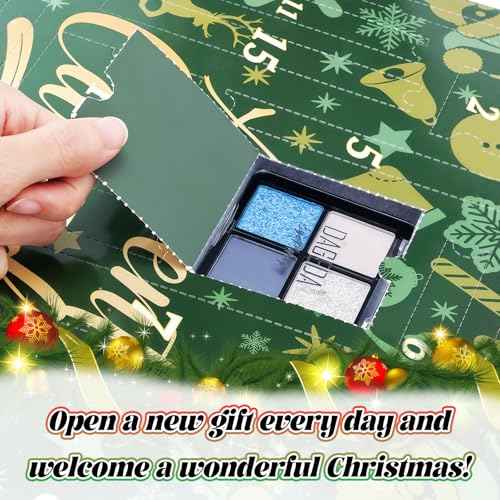 DAGEDA Beauty Advent Calendar 2025,24 Days Christmas Makeup Gifts for Her,Contains Beauty Makeup Kit, Xmas Clothes Accessories, 24 Surprise Christmas Countdown Festival Gifts Set for Women Girls