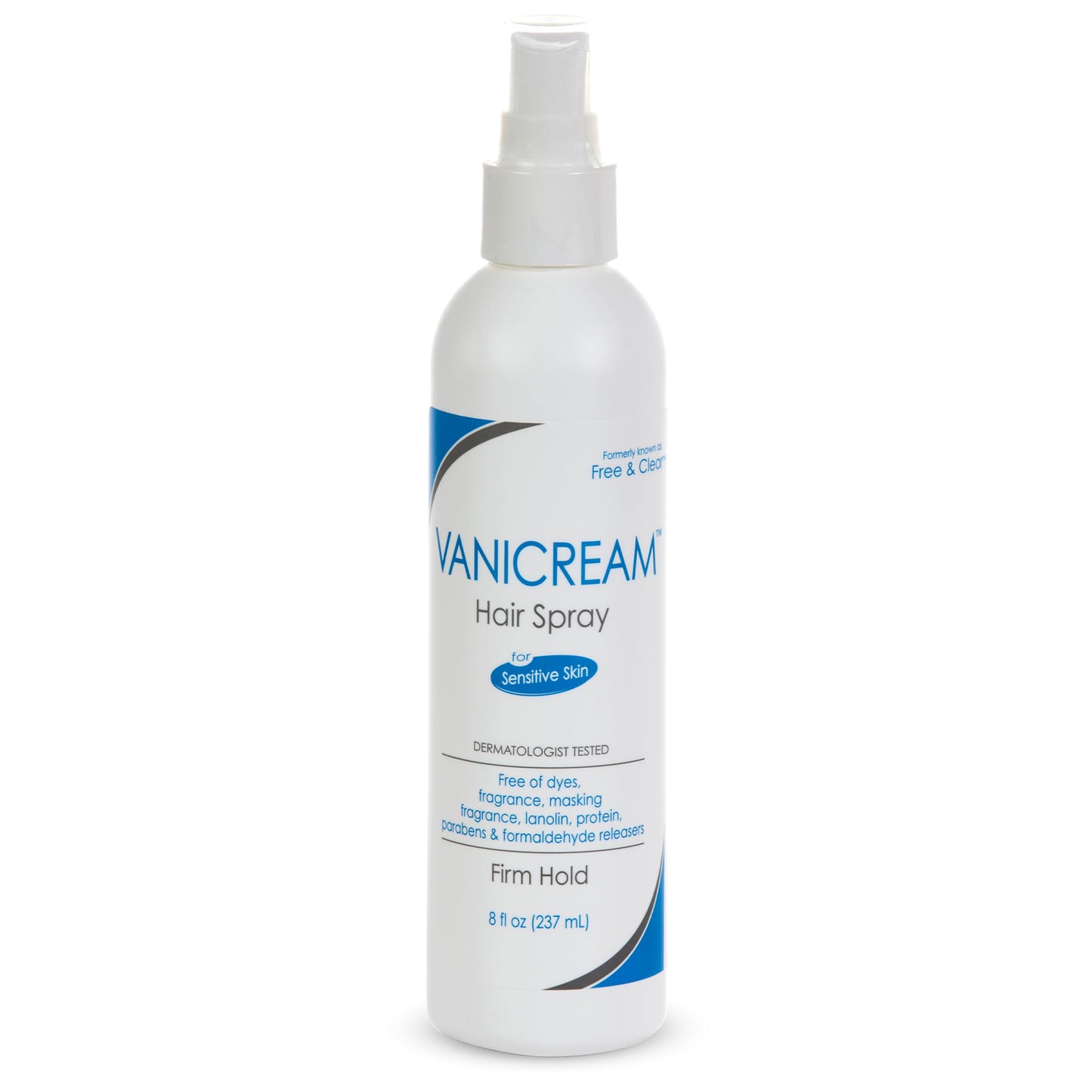 Vanicream Firm Hold Hairspray, Fragrance and Gluten Free, For Sensitive Skin, 8 Ounce, Packaging May Vary