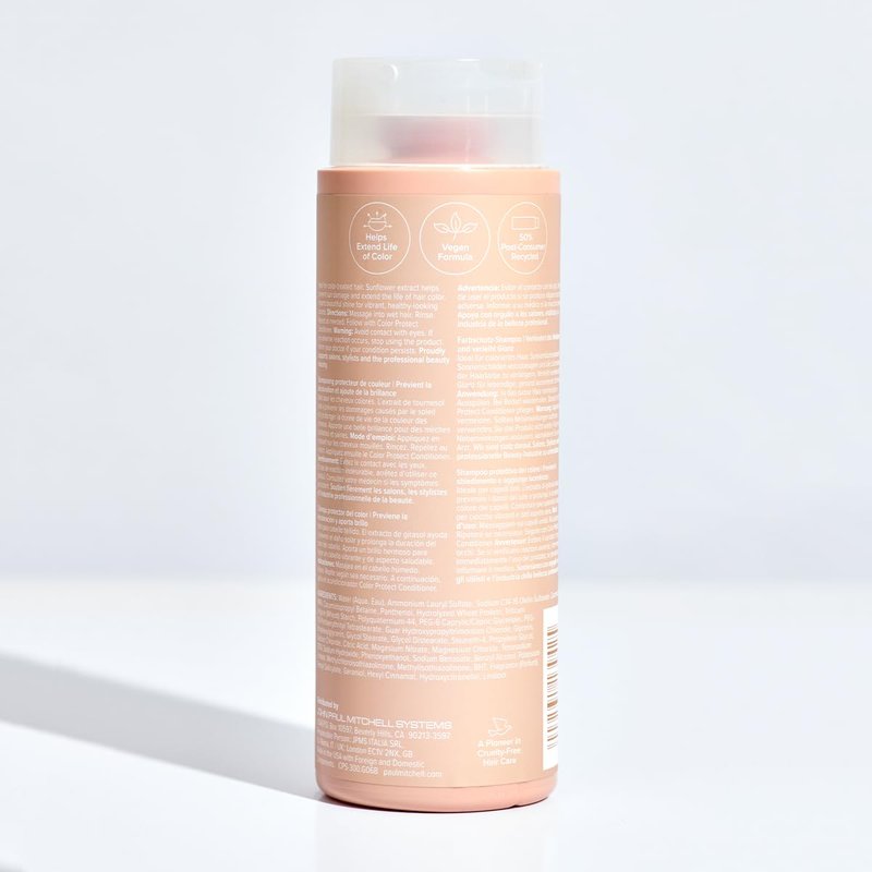 Paul Mitchell Color Protect Shampoo, Adds Protection, For Color-Treated Hair 10.14 Fl Oz (Pack of 1)