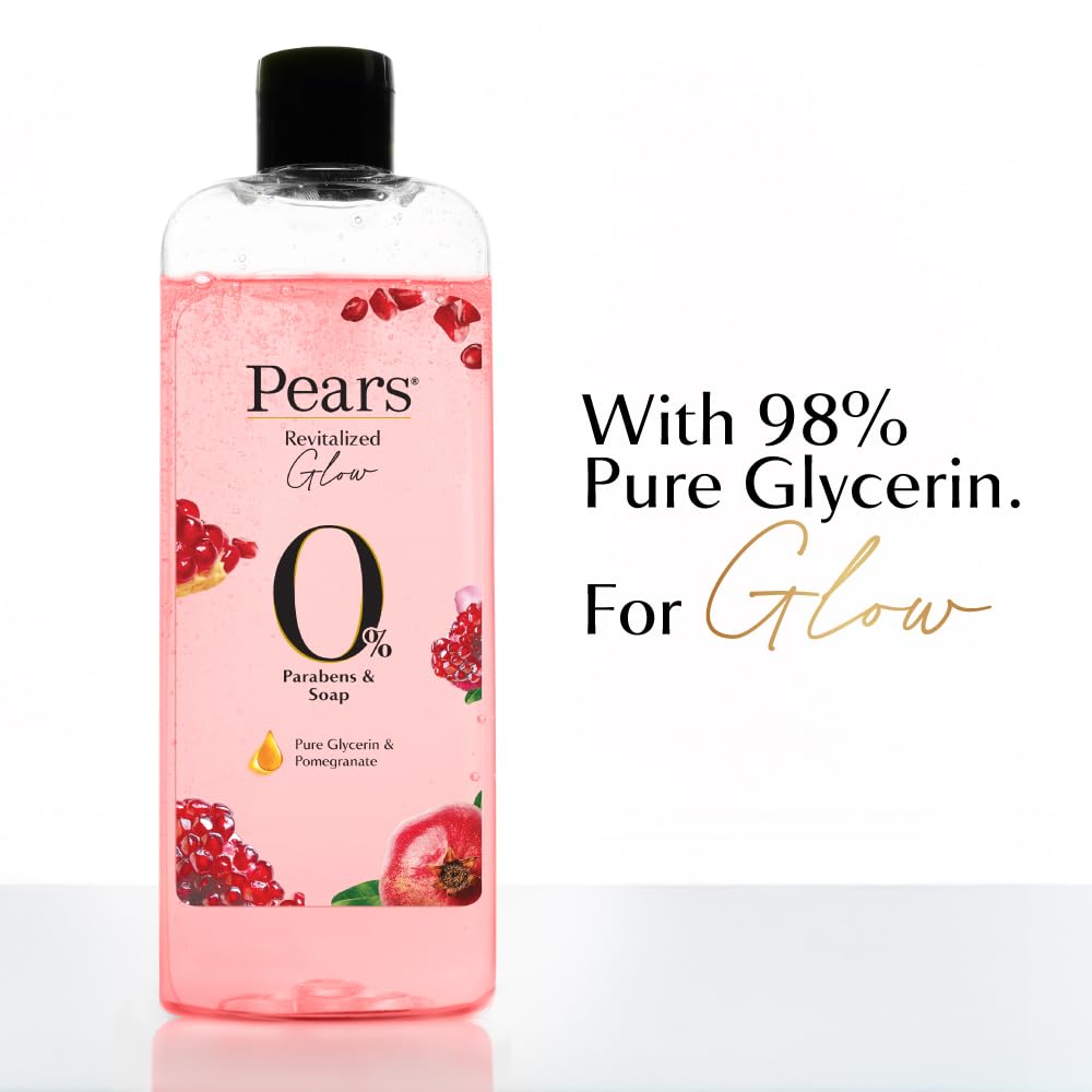 Pears Naturale Body Wash with Glycerin & Pomegranate, 250 ml