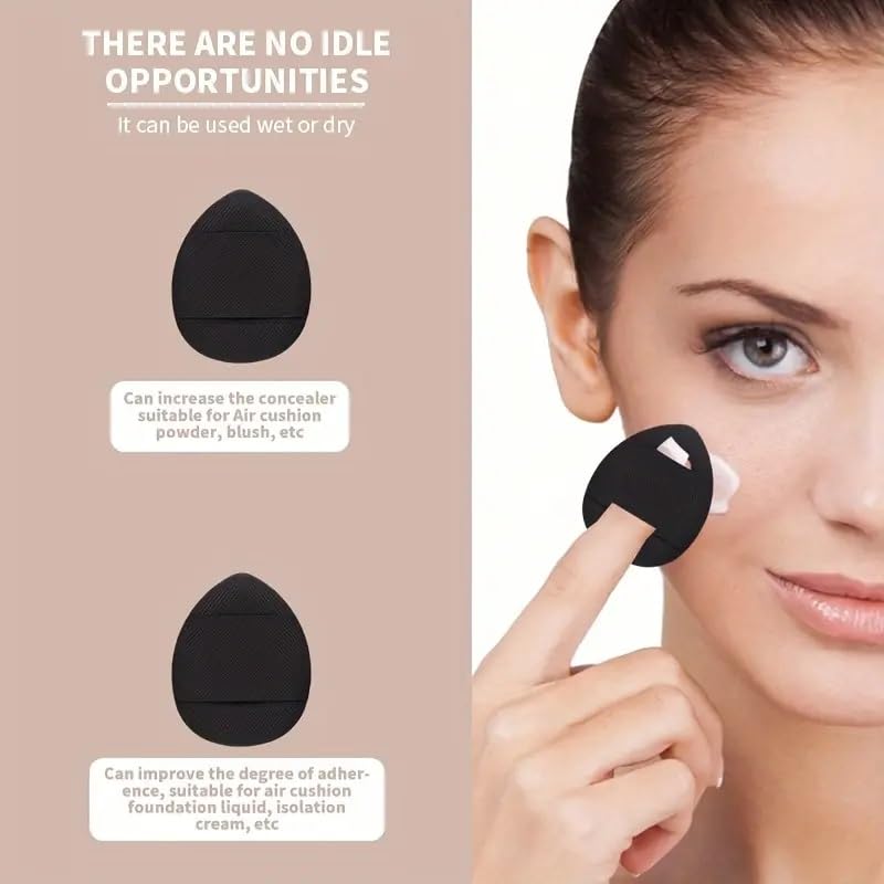 Professional 47-Piece Black Makeup Brush Set - Premium Synthetic Brushes for Blush, Foundation, Eyeshadow & Concealer | Includes Beauty Blender Sponge