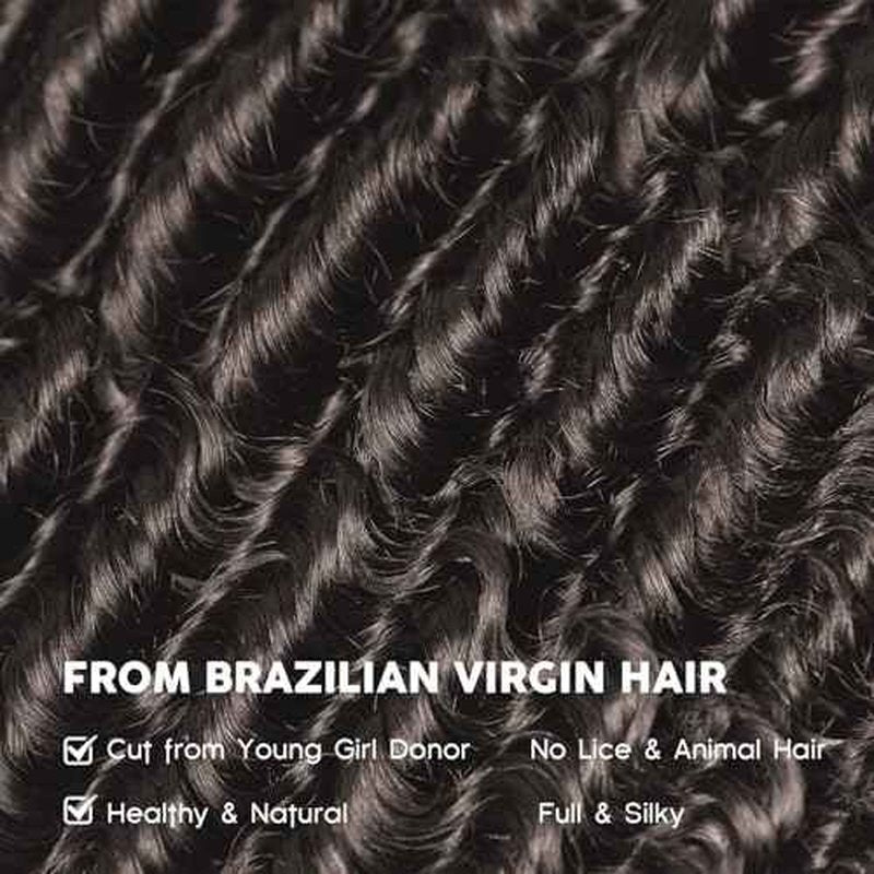 WEQUEEN Deep Wave Human Hair Bundles 20 22 24 Inch 100% 16A Brazilian Hair Long Lasting Deep Wave Bundles for Women