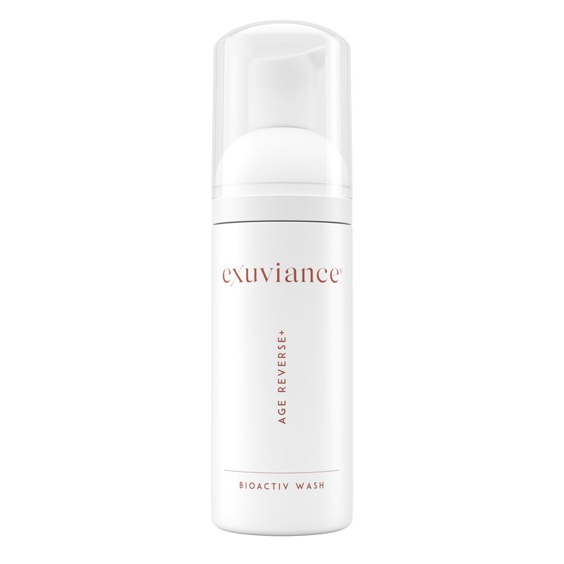 EXUVIANCE AGE REVERSE BioActiv Foaming PHA Face Wash and Makeup Remover with Botanical Extracts, Soap-Free 4.4 fl. oz.