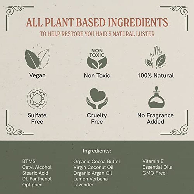 J¡¤R¡¤LIGGETT'S Conditioner Bar - Original Formula, All Natural Hair Conditioner with Coconut Oil & Cocoa Butter - Sulfate Free, Gmo Free, Plant-Based Ingredients for Soft & Smooth Hair, 1.75oz - 3 Pack