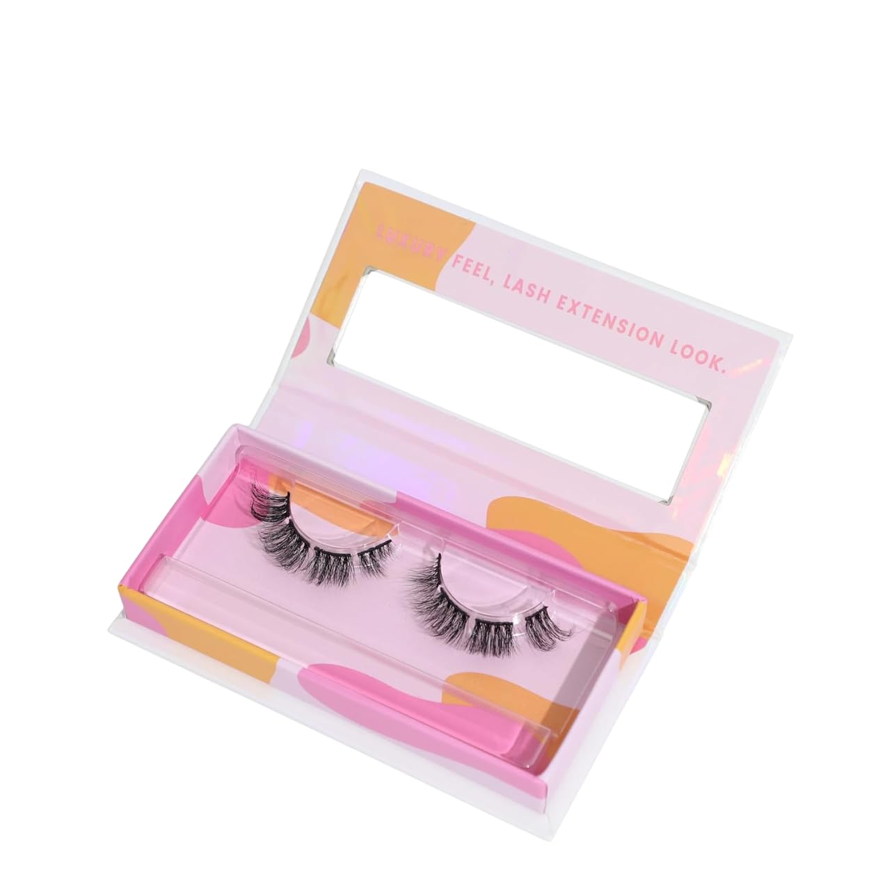 Mega Texture Lash Extension Look DIY Lashes by SoCal Beauty - Salon-Quality Faux Mink Lashes - Easy to Apply, Reusable, Lightweight & Cruelty-Free