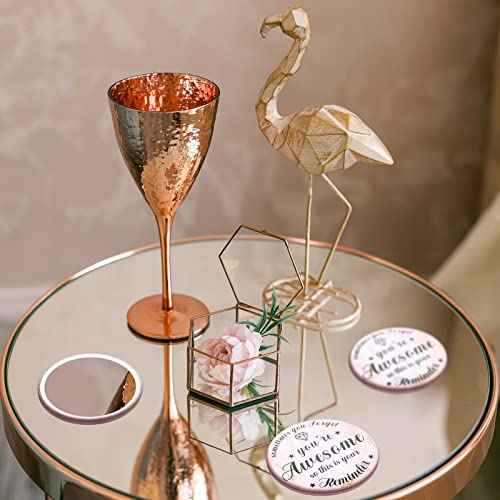 2.76 Inch 36 Pcs Inspirational Compact Mirror Bulk Gifts for Women Mini Pocket Mirror Small Employee Round Makeup for ?Christmas Galentines Mothers Nurse Quinceanera