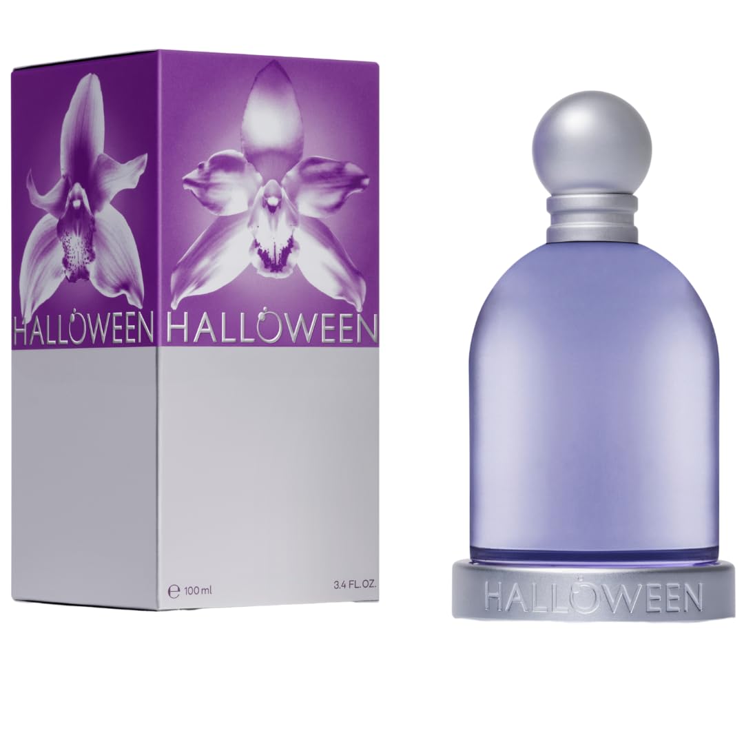 Halloween Eau De Toilette for Women. Floral, Marine Long Lasting Fragrance with Notes of Violet, Magnolia and Pepper, 3.4 Fl Oz
