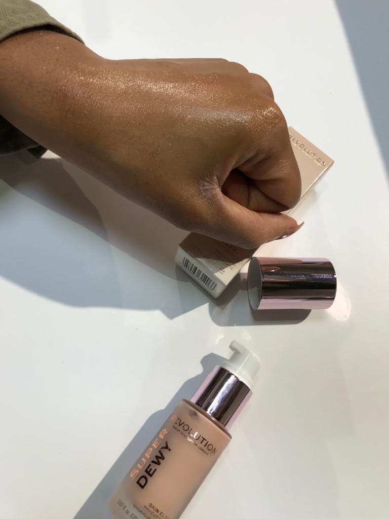 Makeup Revolution Superdewy Make Up Serum, Light Coverage Makeup Foundation, Leaves A Dewy Finish, Vegan & Cruelty Free