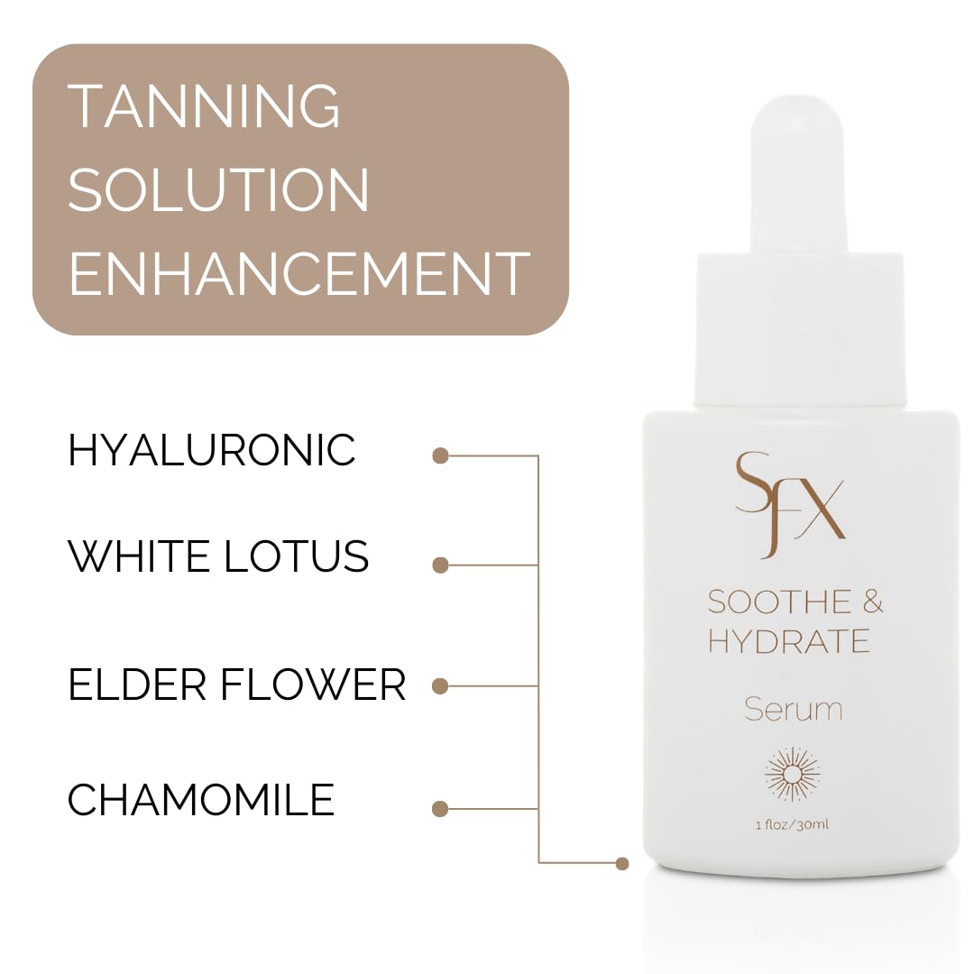 SunFX Sunless Tanning Spray Additive - Hydrating Formula with Antioxidants | 1 fl oz/30ml