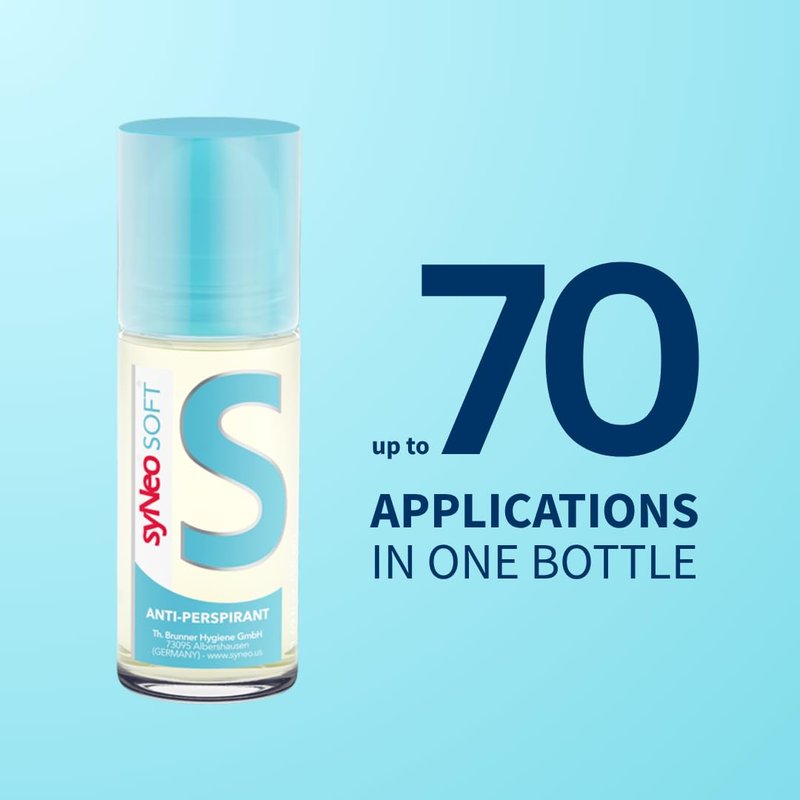 SOFT Antiperspirant Roll-On | Alcohol-Free, Halal Certified Deodorant for Heavy Sweating - 1.69 fl. oz.