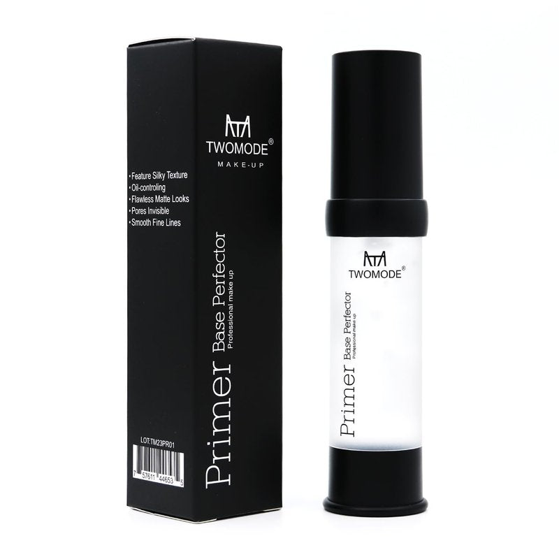 TWOMODE Oil Control Pore Minimizing Face Primer, 20ml Matte Finish Makeup Base with Dimethicone for Smooth Skin, Vegan & Cruelty Free