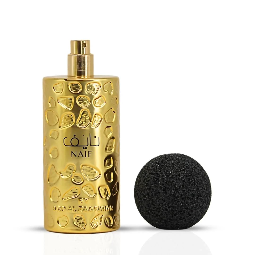 Ard Al Zaafaran Naif Eau De Parfum Spray 100ml (3.4 Oz) – Long Lasting Arabian Perfume For Men, A Regal Blend of Richness, Mystery & Allure – A Captivating Perfume Men Will Adore with Amazing Notes