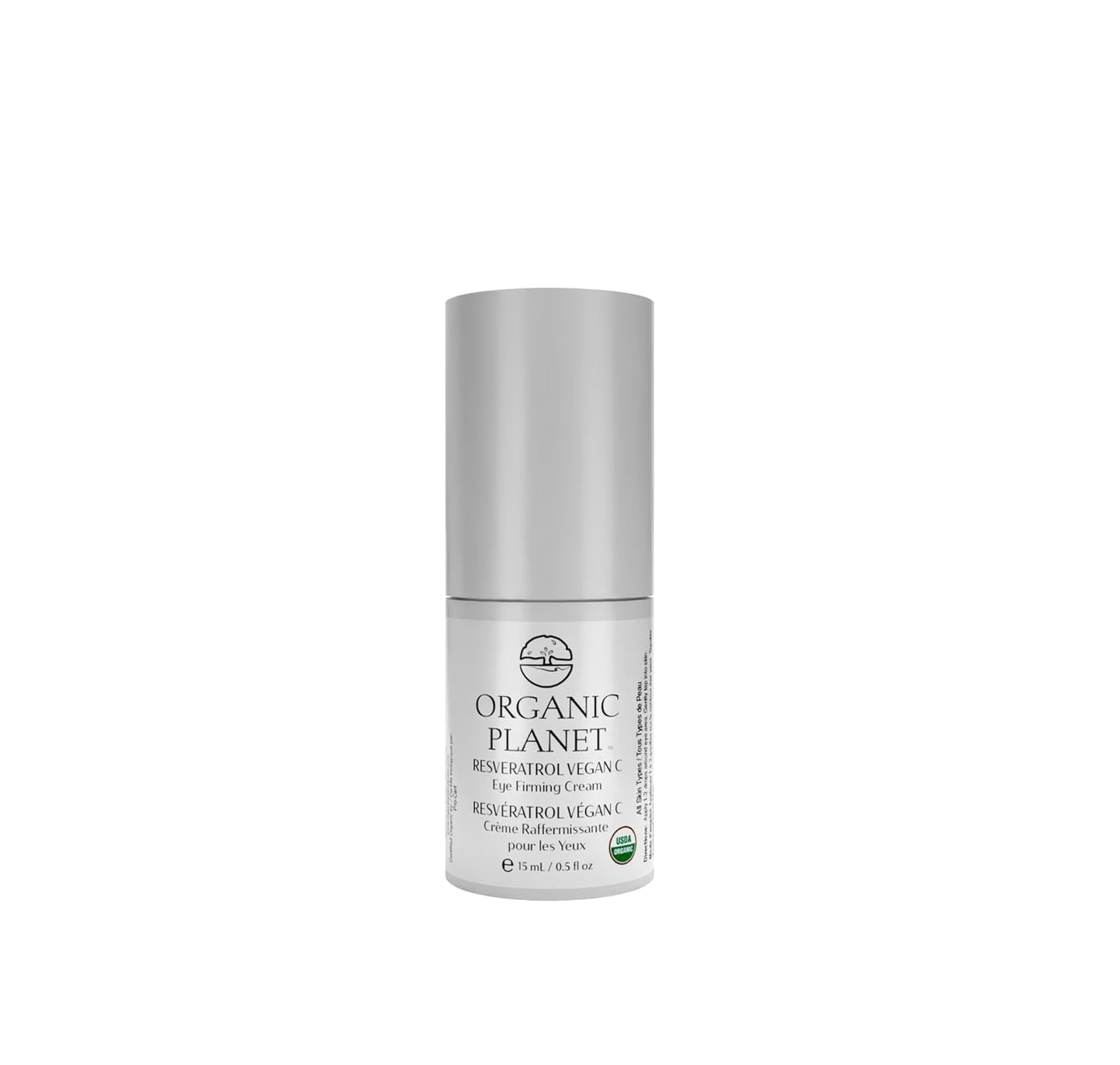 Resveratrol Vegan C Eye Firming Cream - Organic Anti-Aging Treatment for Dark Circles & Wrinkles | 0.5 Fl Oz