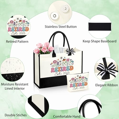 Retirement Gift for Woman, 2025 Cool Retired Gifts for Teacher Nurse Boss Coworker Best Friend, Unique Retirement Gifts for Women, Retired Gift Ideas Christmas Gifts